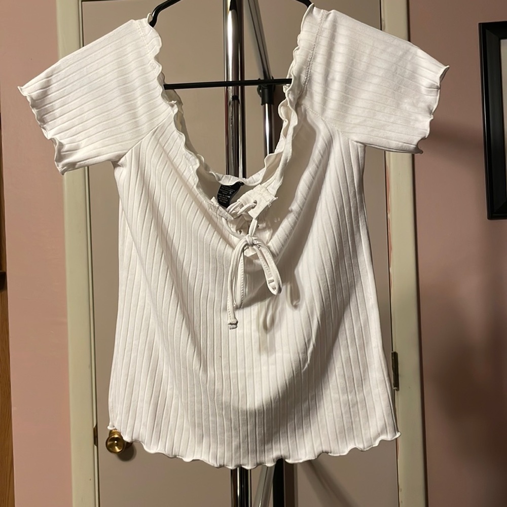 Off the shoulder shirt